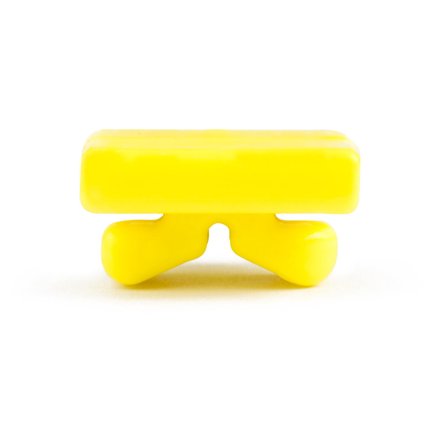 Sport-Thieme Netzhalter für Fußballtore | Diebstahlsicher, Netz in Profilnut | 19x19x11 mm | Gelb