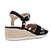 Geox Women's D Ischia Corda CSandals, Black, 3.5 UK