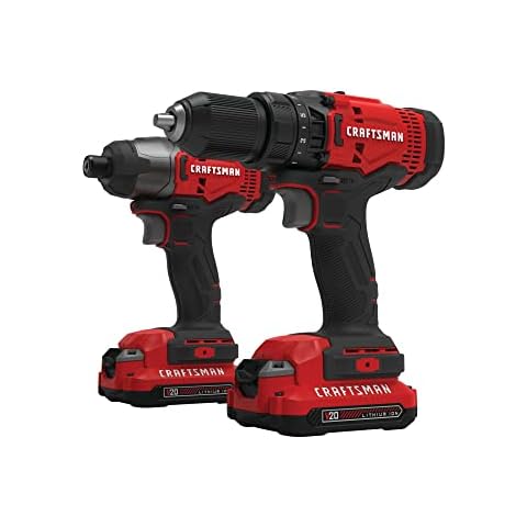 CRAFTSMAN V20 MAX Cordless Drill and Impact Driver, Power Tool Combo Kit Cover