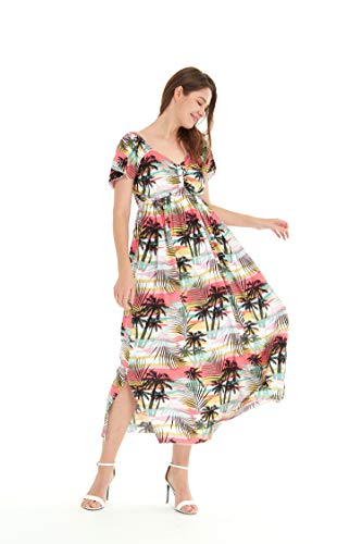 Image of Hawaii Hangover Family Matching Hawaiian Clothes, Neon Sunset Pink | Family Matching Hawaiian Clothes, Neon Sunset Pink, lightweight rayon, machine washable, tropical floral print, luaus