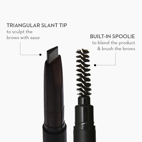 SUGAR Cosmetics Arch Arrival Brow Definer | Brow Pencil with Spoolie | Lasts Upto 12hrs | Pigmented Eyebrow Pencil | Long Lasting & Natural Finish | 3.5gm - 04 Felix Onyx - Image 4