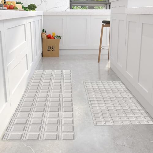 Alfombras de cocina lavables MGDIFYXAA antideslizantes para proteger suelos de grasa 5