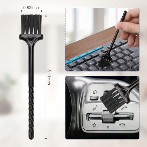 Car Interior Duster Detail Brush Cleaning Kit, Soft Microfiber Towels Dashboard Air Vent Crevice Dusting Detail Cleaner Interior Accessories Tools for Car Decoration Auto Truck SUV RV - Image 7