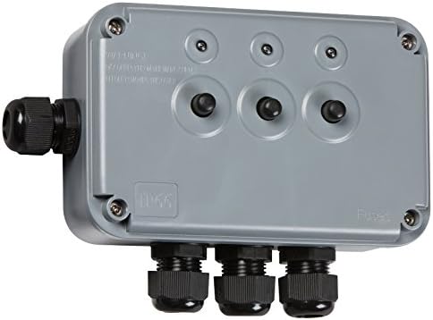 Knightsbridge Outdoor IP665G IP66 5G Remote Switch Box, 230 V, Grey