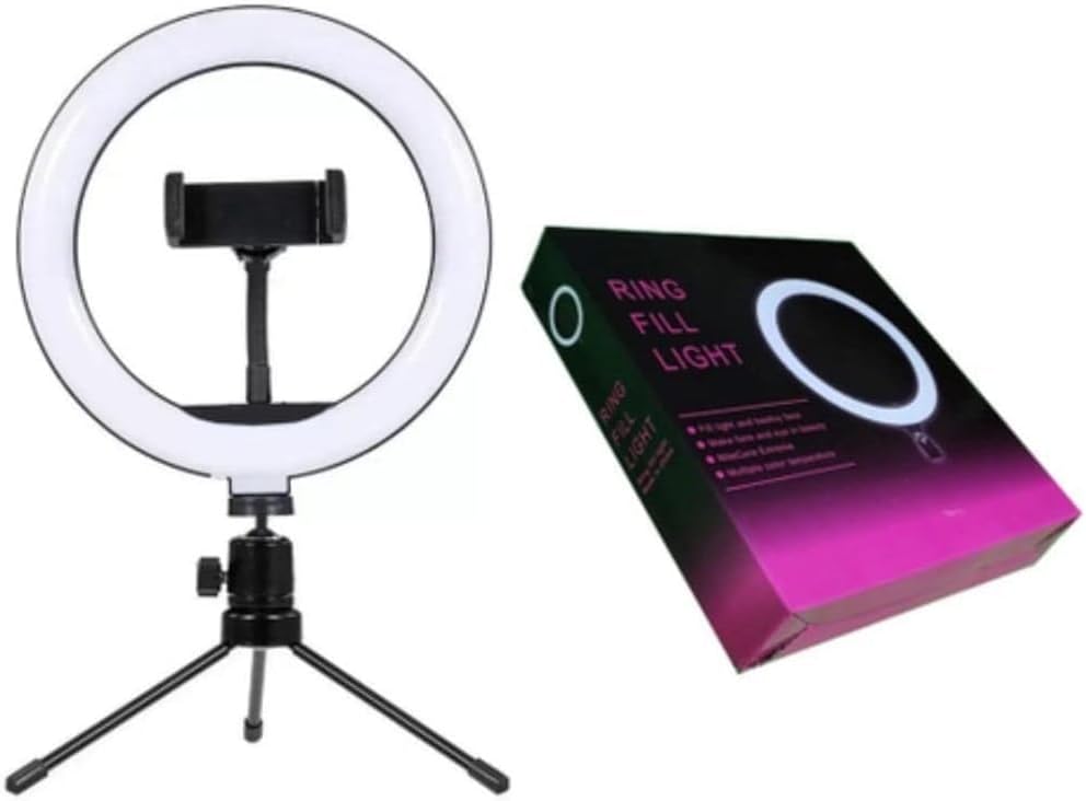Ring Light Iluminador 8 Polegadas 20cm com Tripé