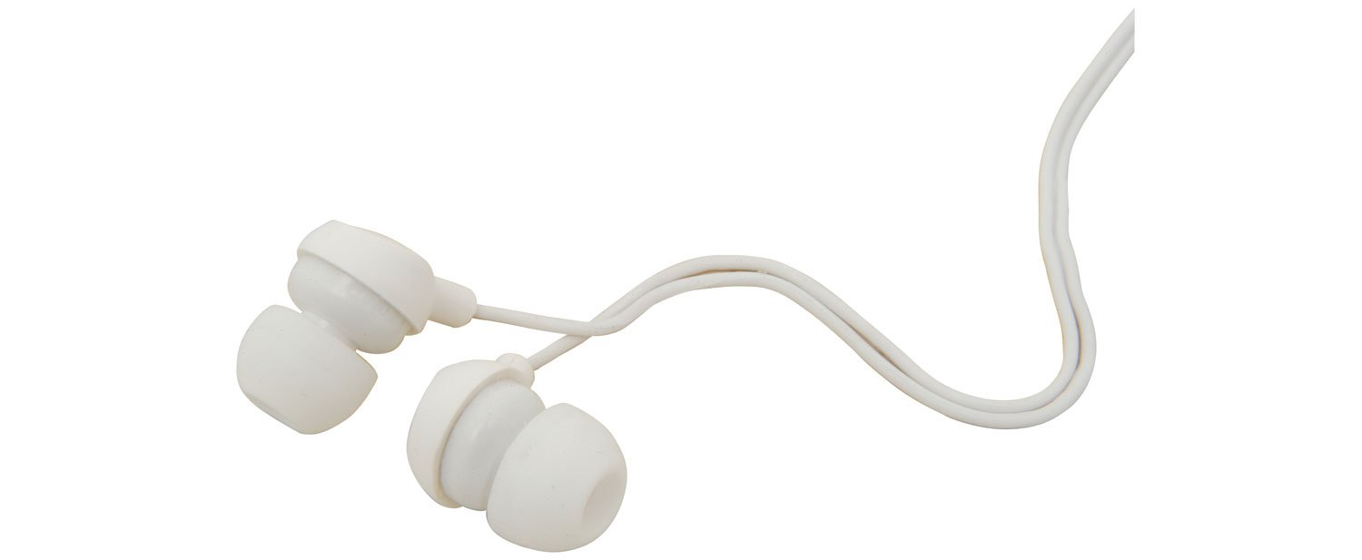 AV:Link | Compact Earbuds With Premium Sound | White