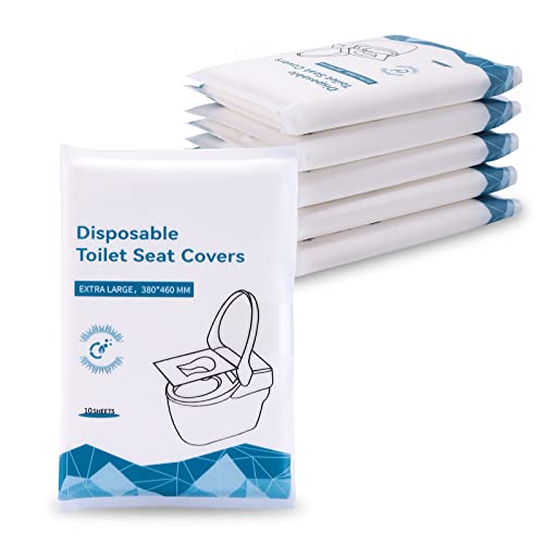 Vinonzi Disposable Toilet Seat Covers Flushable Paper thumb #8