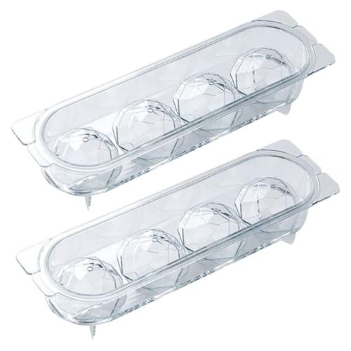 Molde para cubos de hielo esféricos VILLCASE 2 piezas miniatura 1