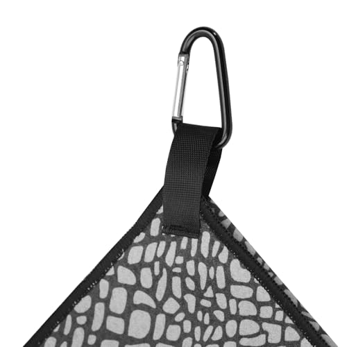 Serviette de golf en microfibre gaufrée essuie-club et balle texturée