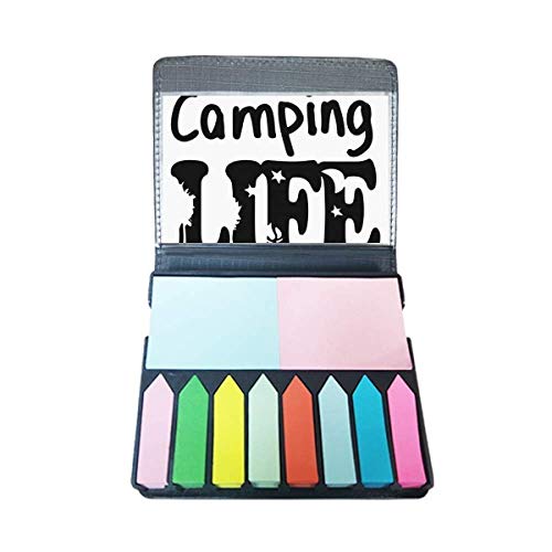 Boîte à marque-page autocollante pour vos carnets de voyage en camping