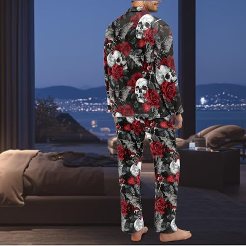 INSTANTARTS Matching Pjs for Couples Button Down Comforable Nightwear for Men and Women Soft Pajama Sets3