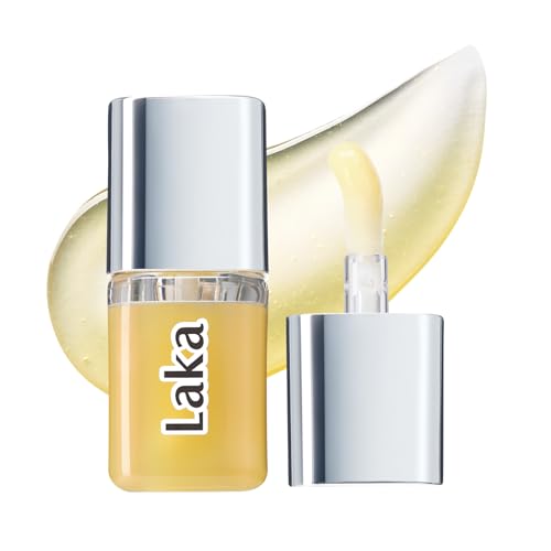 Laka Spicy Lip Plumper - Maximum Extra Strength (For Experienced Users) | Clear Glass-like High-Shine Lip Gloss | Lip Volumizer Serum, Non-Sticky | K-Beauty, 0.14oz