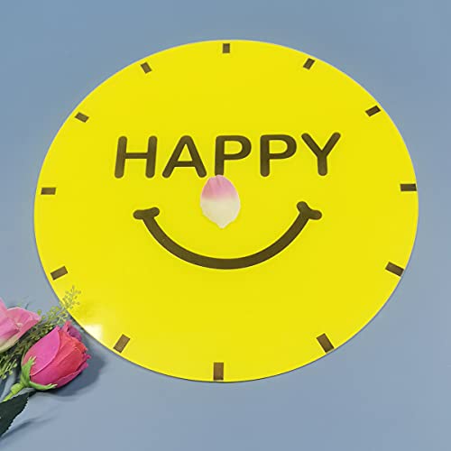 Image of Round Acrylic Blank Disc Plexiglass Sheet Cake Disk Acrylic Sheet Plexiglass Lucite Tabletop Cover Clear Laser Cut Circle (12 inch Diameter, Thickness 5mm)