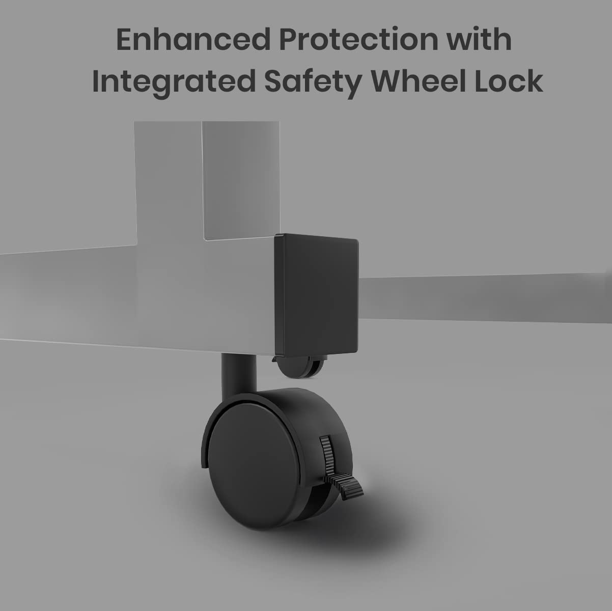 Portronics My Buddy D Wood Multipurpose Movable & Adjustable Table for Computer & Laptop(Black) 40D x 60W x 80H Centimeters 23