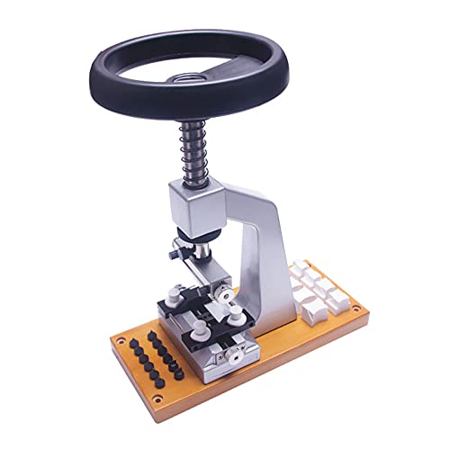 LeTkingok 5700 Ouvreur de Dos de Montre, Table en Bois Réglable Montre Dos Ouvert Fermer Outils Banc Montre-Bracelet pour Montres Outils d'horloger