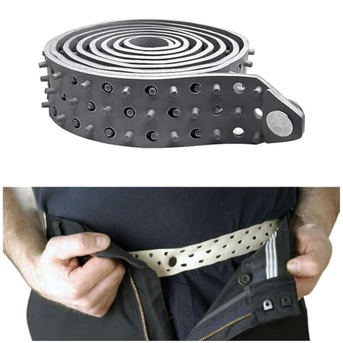 Hero's Pride Shirt Tailor Rubber Belt - Adjustable Shirt Stays for Men - Non-Slip Shirt Keepers For Law Enforcement