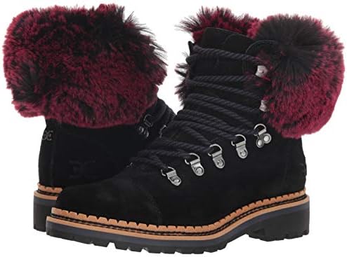 Sam Edelman Women's Bowen Fashion Boot, Black/Raspberry Wine, 8 M US | Image 6