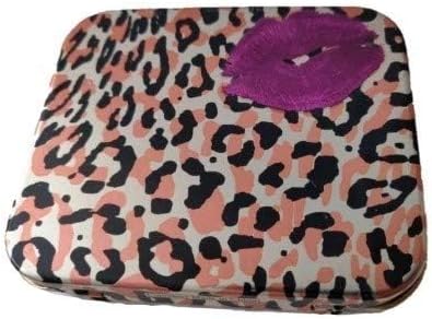 3pc Natural Lip Balms in Novelty Tin (Leopard Suitcase)