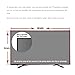 VZCOMM Matte Tv Anti-Glare Film, 27-75 Inch Tv Screen Protector Anti Blue Light No Bubble Anti-Scratch Injury, Fits LCD, Led, 4k OLED And QLED HDTV(32 inch 698x392mm)