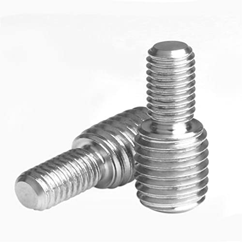 Tornillos autorroscantes de doble cabeza, Tornillo roscado de doble extremo, 5 uds., adaptador acero inoxidable 304 macho a transferencia cabezal conversión M3 M4 M5 M6 M8(5pcs M5x6 M6x6)