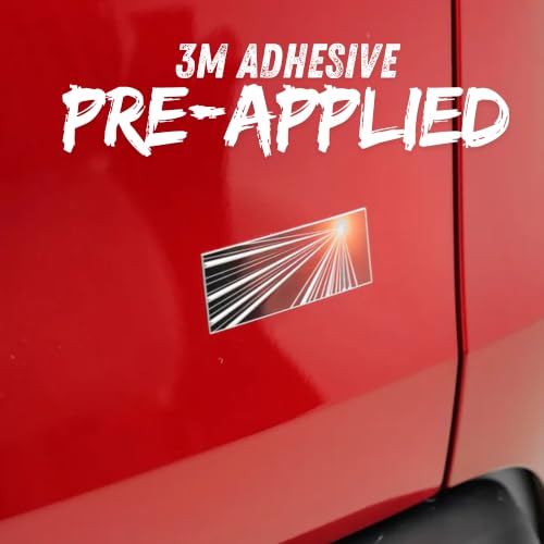 Image of Metal Performance Ludicrous Emblem Logo Decal Sticker for Tesla Model Y Juniper Launch Edition (Juniper Performance)