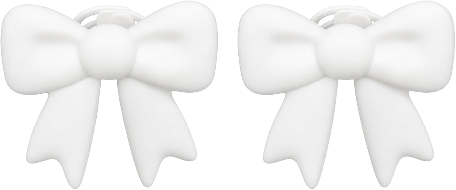 2 Pack Silicone Bow Headphone Accessories Coquettish Earphone Attachment