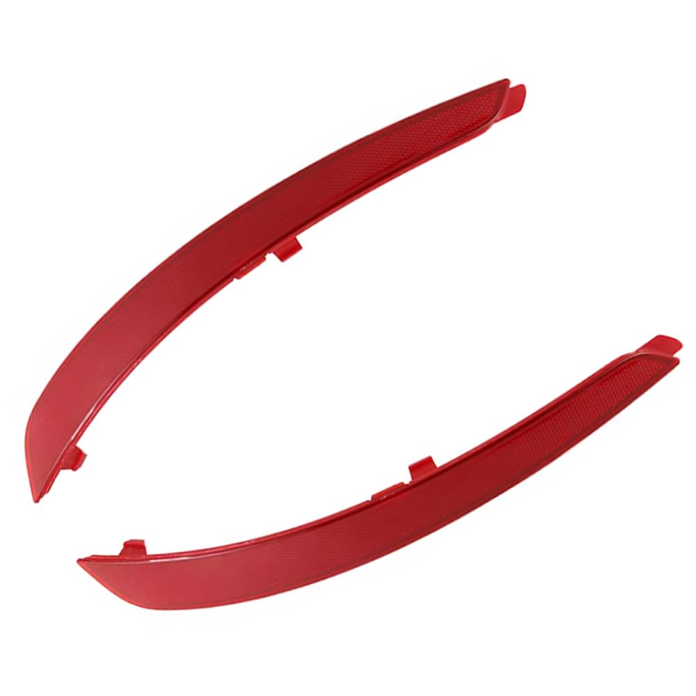 Riflettore per Paraurti Posteriore, 1 Coppia di Riflettori per Paraurti Posteriore Compatibile con Skoda Octavia 5E A7 Sedan 2013-2017, Rosso 5E5945105