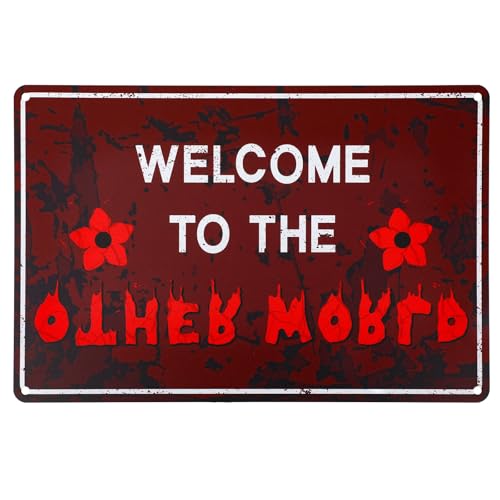 SAVITA Letrero de Pared Bienvenido Al Otro Mundo, 30x20cm de