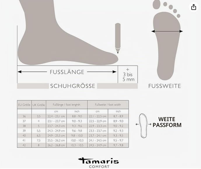 Tamaris COMFORT Damen Trotteur aus Leder mit Blockabsatz, Schwarz (Black Nappa), 38 EU – Ansicht 4
