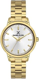 دانيال كلاين ساعة يد انالوج للنساء DK.1.13509-5، قطر الهيكل 33 ملم، فضي/ اي بي جي