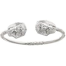 Pharaoh Head .925 Sterling Silver West Indian Bangle MADE IN USA