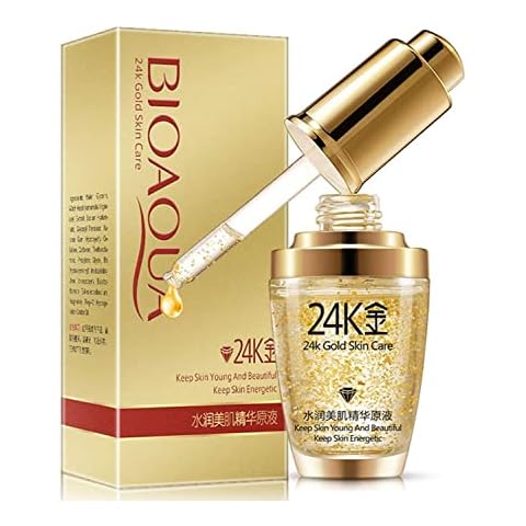 BIOAQUA 24K Gold Essence Collagen Skin Face Moisturizing Hyaluronic Acid Anti-Aging Mask Natural Extract Cover