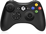 Wireless Controller for Xbox 360, Wireless Controller Remote 2.4GHz Game Controller Gamepad Joystick for Xbox/Slim 360 PC Windows 7/8/10 (Black)