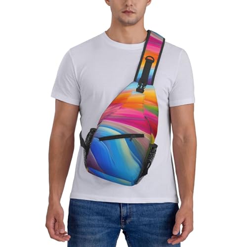 Morrales de bandolera Rainbow Ocean para senderismo miniatura 7