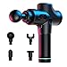 Produktbild Massagegerät Elektrisch, Massagepistole Für Nacken Schulter Rücken Muscle Massage Gun Entspannen Mit 4 Massageköpfen Und 20 Geschwindigkeiten Vibrationsgerät Muskel