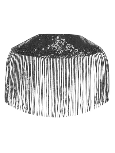 JEYPINMI Girls Sparkly Sequin Shawl Wrap Princess Tassels Shoulder Cape Kids Bowknot Bolero Shrug Cardigan4