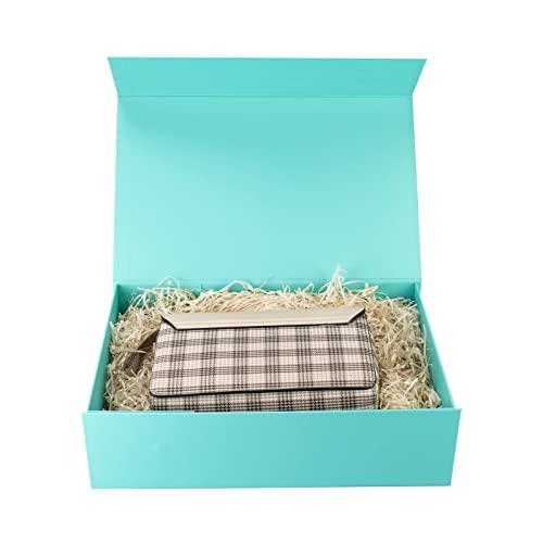 Image of Rsgift Green Gift Box with Lid, 11x7.8x3.5 Inches, Magnetic Closure Small box for Men - Wedding, Birthday, Graduation Packaging