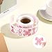 500 Pcs Bow Stickers, Pink Vintage Decals Cute Bow Knot Aesthetic Coquette Stickers for Water Bottle Laptop Diary Waterproof Gift