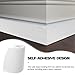 KALLORY 5M Self Adhesive Baseboard Trim Wall Molding Sticker for Indoor Outdoor Use Flexible Skirting Board Maple Easy to Apply No Tools Required
