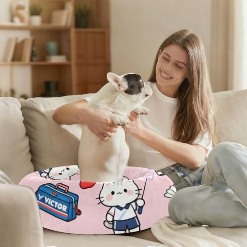 Lit orthopédique pour chat pour calmer l'anxiété de taille M - 7