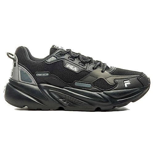 Tenis Fila Street Fit Masculino,Preto/Branco/Grafite,38