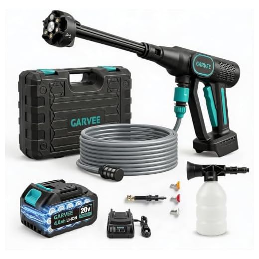 Garvee 20V Cordless Pressure Washer Kit
