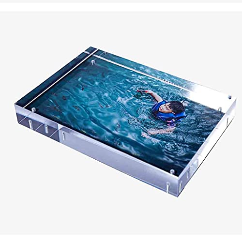 Kodak Crystal Photo Frame Kit - Cornice Fotografica Trasparente, Formato A6 (10X15 Cm), 5 Fogli Di Carta Fotografica E Un Foglio Magnetico, Stampa A Getto D'inchiostro - 4