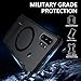 TIANNIUKE Magnetic Case for Samsung Galaxy Note 10 Plus,Compatible with MagSafe,Adjustable Kickstand,Translucent Matte Anti-Fingerprint,Shockproof Protective Phone Case for Galaxy Note 10 Plus Case