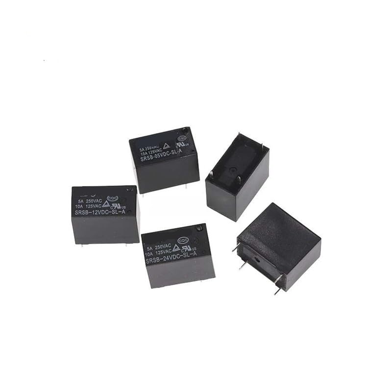 POWTAXBJGD 50PCS SRSB-12VDC-SL-A 5VDC 24VDC 4-pin Normally Open Relay 5A(SRSB-05VDC-SL-A)