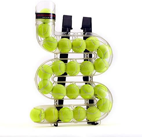 Tennis Ball Feeder Training Tool Convenient Ball Storage Device | Alternative to Stationary Ball Baskets | Holds 23 Tennis Balls | Made in USA | 20.25” x 14” x 3.25
