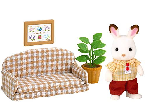 Sylvanian Families 5013 Set de Sofá y Nevera 5014 Accesorios Miniatura 3