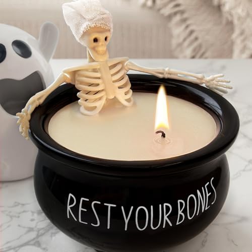 Image of Halloween Skeleton Candle
