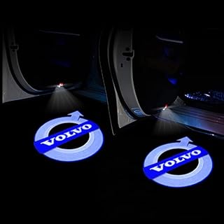 2pcs Lumière Bienvenue Porte de Voiture, pour Volvo S90L S60L XC60 XC40 V60 V90 LED Porte Voiture Logo Lumières Modification Intérieure Accessoires de Décoration