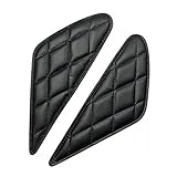 Material: Pegatina de tanque de gas de moto Utilice material de goma suave, no fácil de desvanecer, efecto duradero, protección perfecta del tanque de gas del desgaste general.
